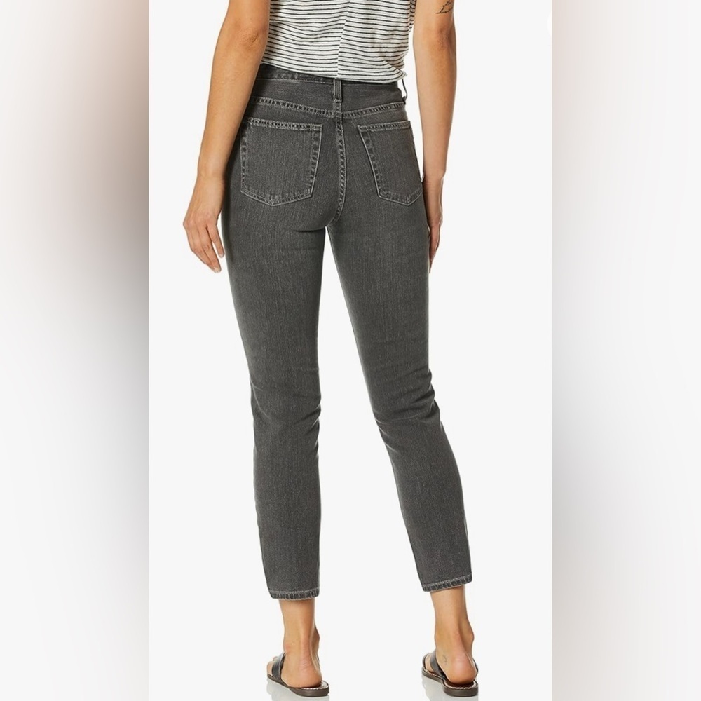 AG Adriano Goldschmied Isabelle High Rise Straight Crop Jeans 25R - Picture 2 of 10